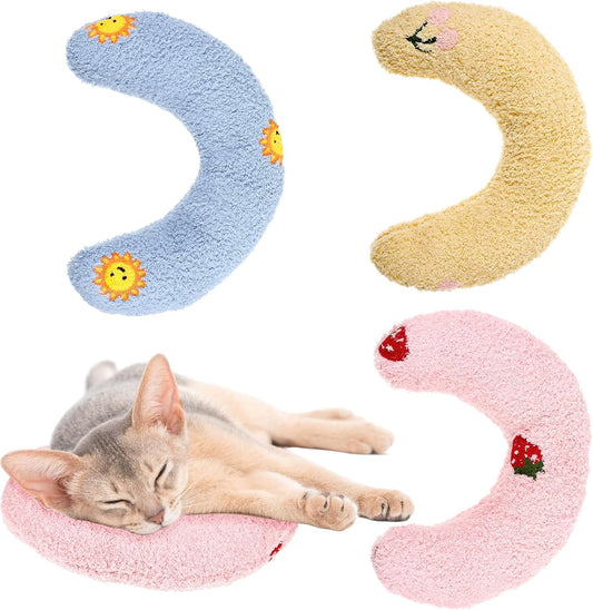 3 Pcs Pet Pillow Cushions – Cute, Soft & Multi-style Set