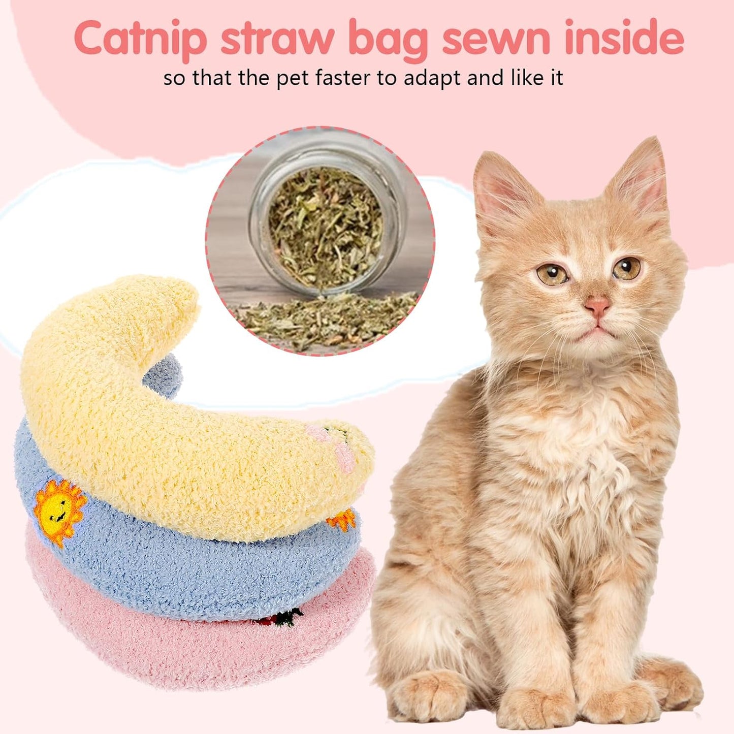 3 Pcs Pet Pillow Cushions – Cute, Soft & Multi-style Set
