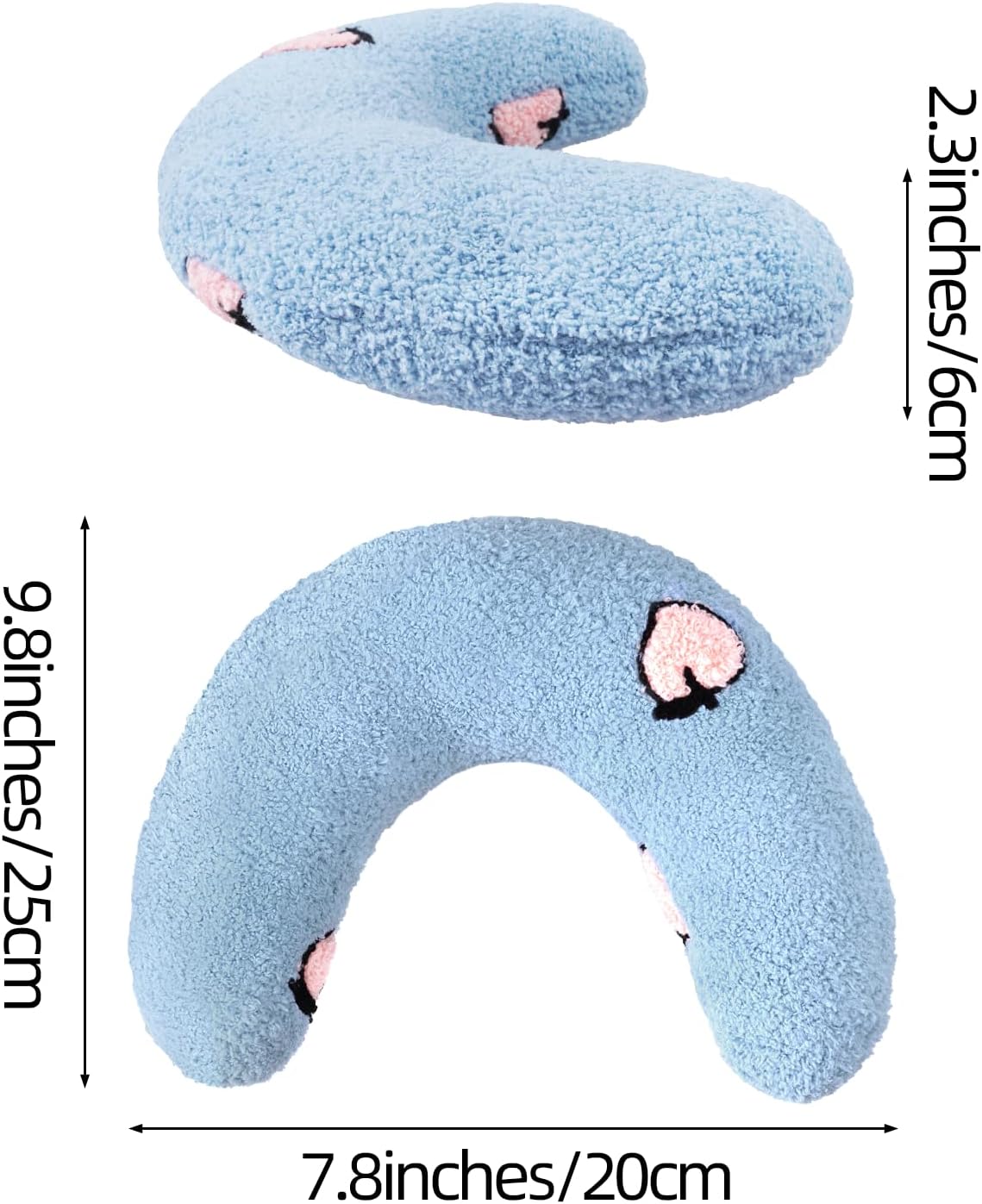 Blue Heart Pet Pillow Cushion – Soft, Cozy & Cute