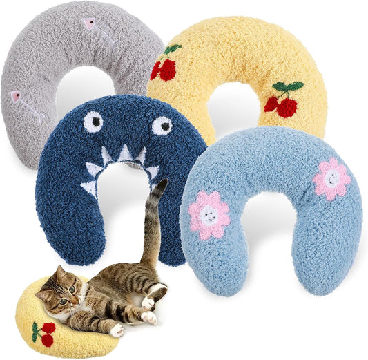 4 Pcs Pet Pillow Cushions – Colorful Set, Cozy for Pets & Humans