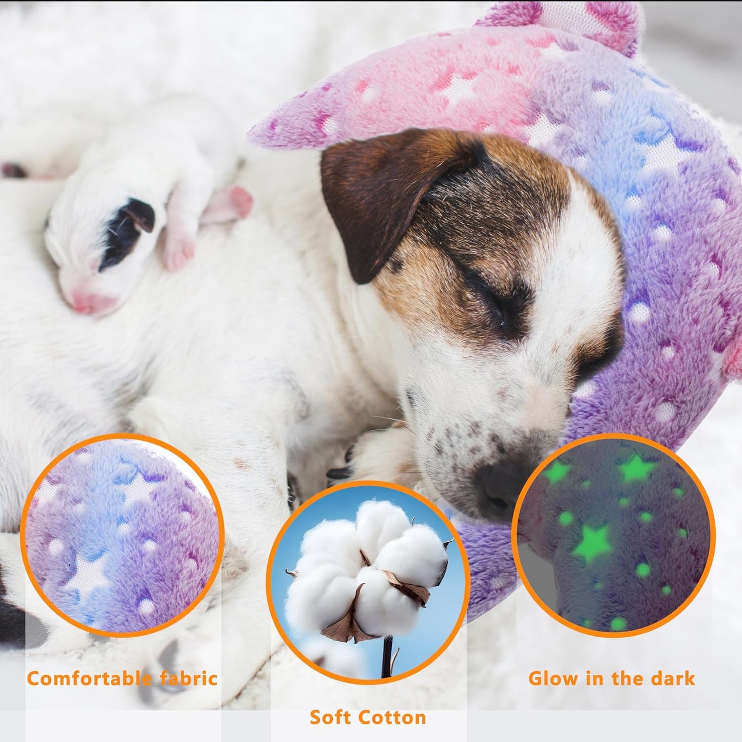 Gradient Star Pet Pillow Cushion – Dreamy, Soft & Cozy